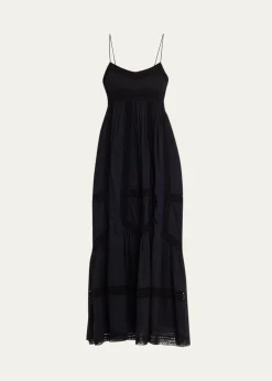 Ulla JohnsonRomilly Embroidered Cotton Maxi Dress