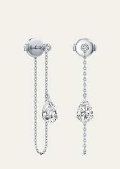 UnsaidTear Lab-Grown Diamond Pure Drop Earrings