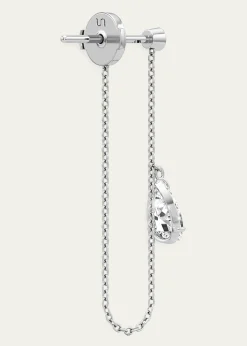 UnsaidTear Lab-Grown Diamond Pure Drop Earrings