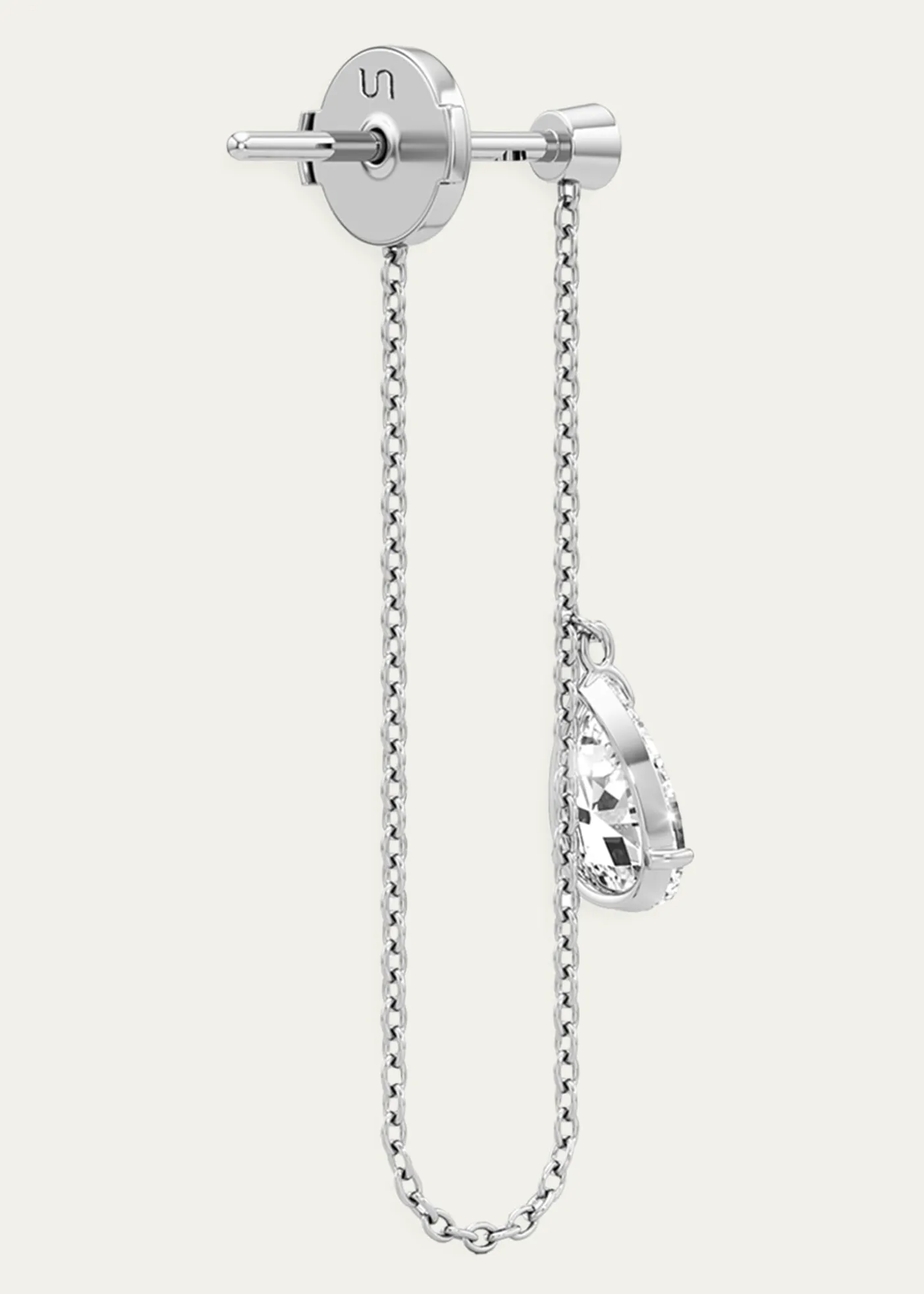 UnsaidTear Lab-Grown Diamond Pure Drop Earrings