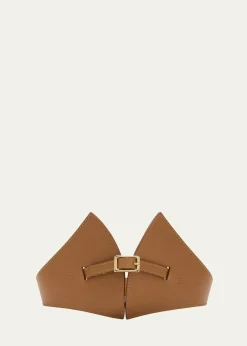 Vaincourt ParisLa Remarquable Wide Leather Belt