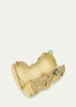 Valentino GaravaniChic Cat Minaudiere Clutch Bag