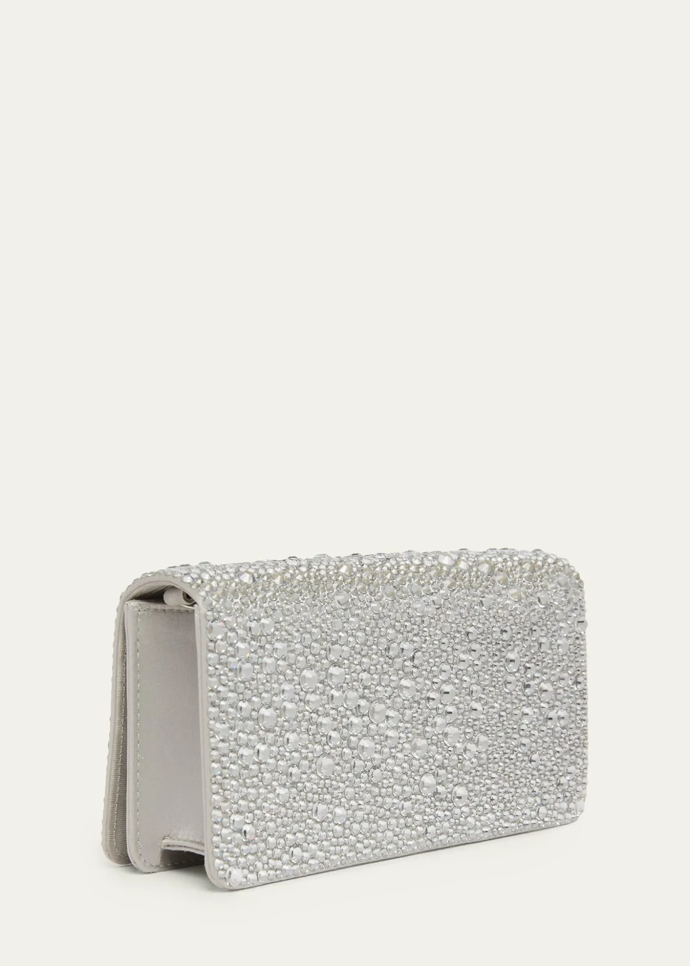 Valentino GaravaniCrystal VLogo Clutch Bag