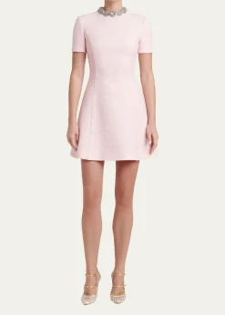 Valentino GaravaniEmbellished Gancini Minidress
