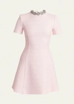 Valentino GaravaniEmbellished Gancini Minidress