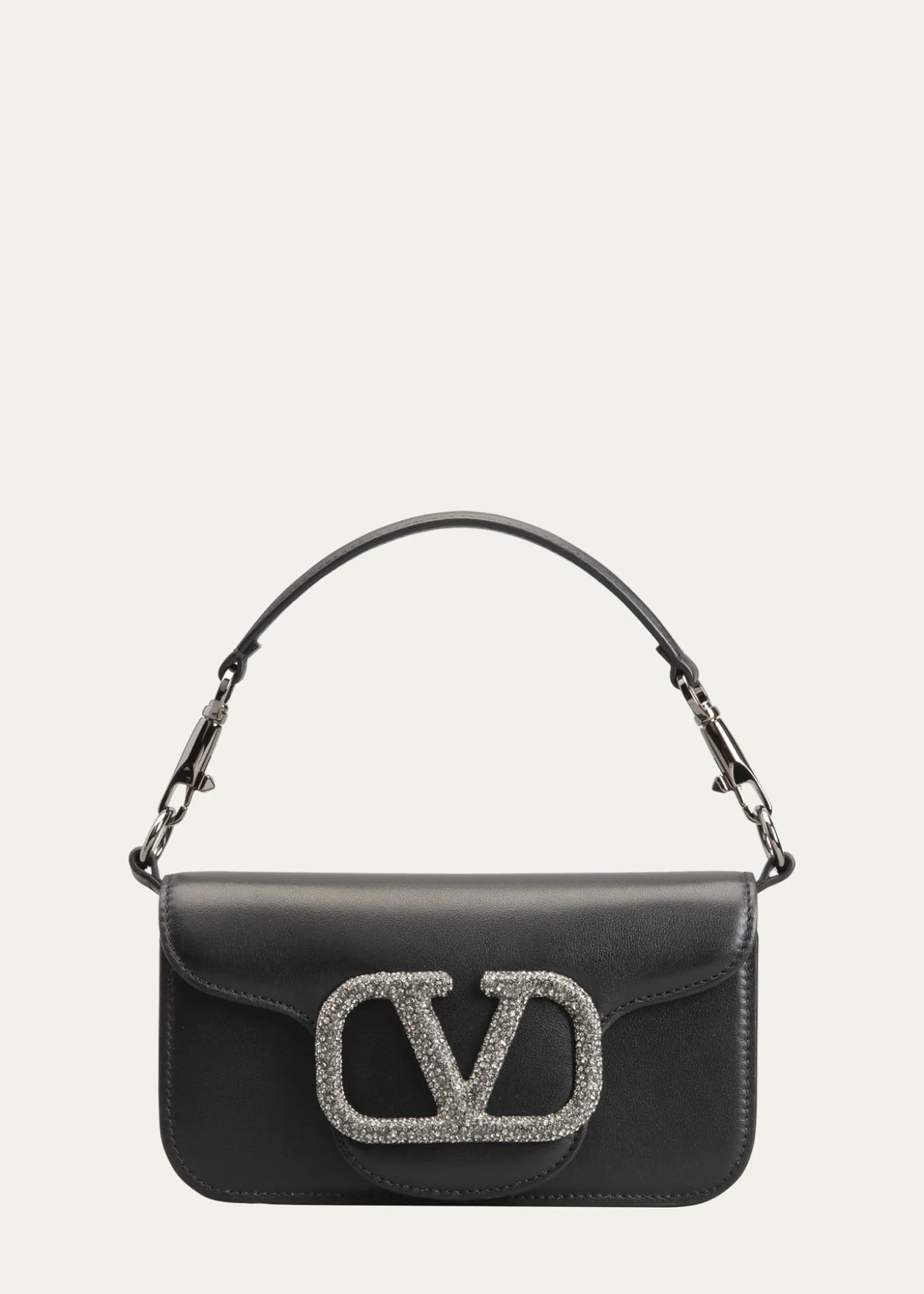 Valentino GaravaniLoco VLOGO Small Calfskin Shoulder Bag