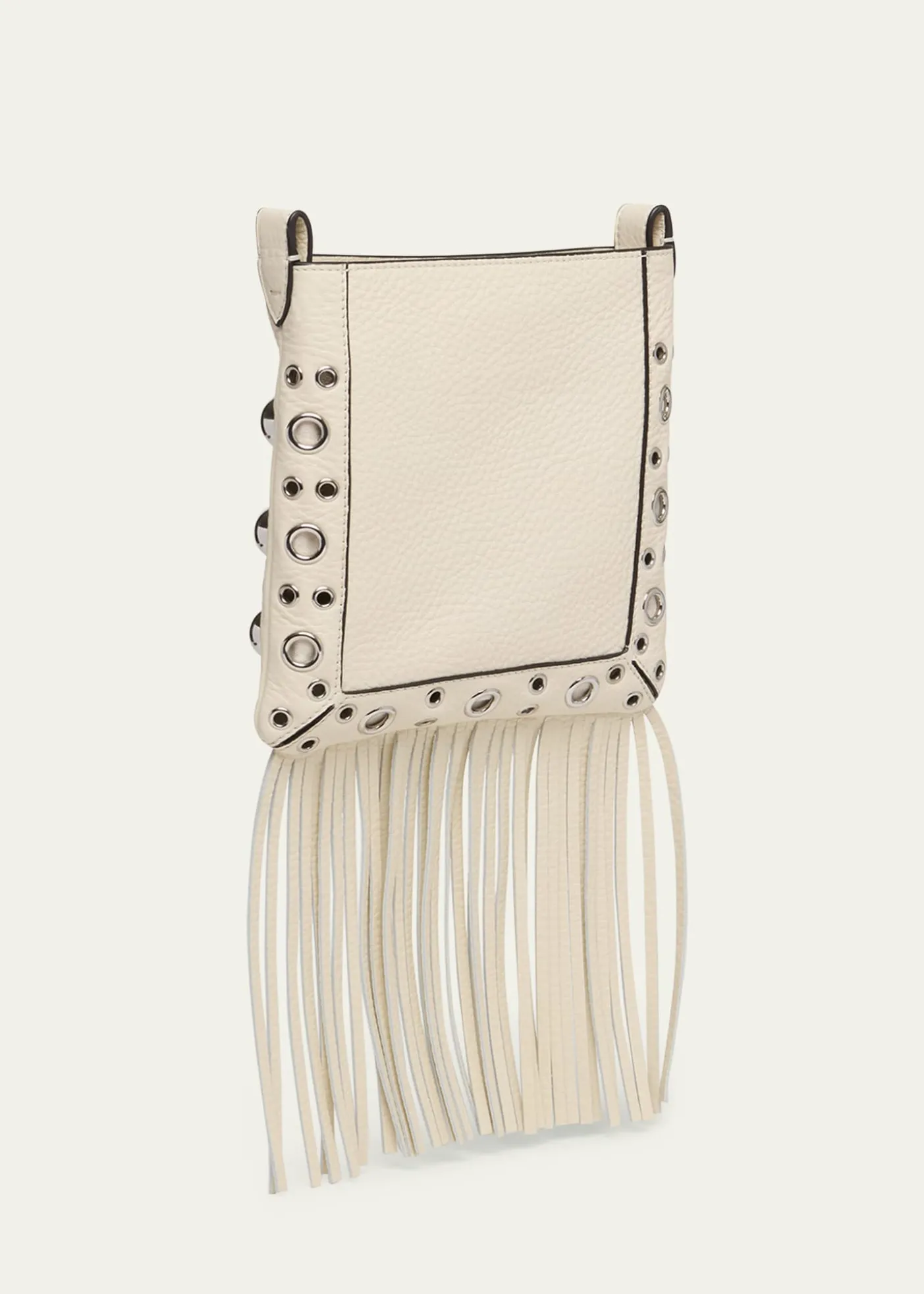 Valentino GaravaniNellcote Small Fringe Studded Leather Crossbody Bag