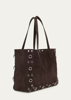 Valentino GaravaniNellcote Studded Suede Tote Bag