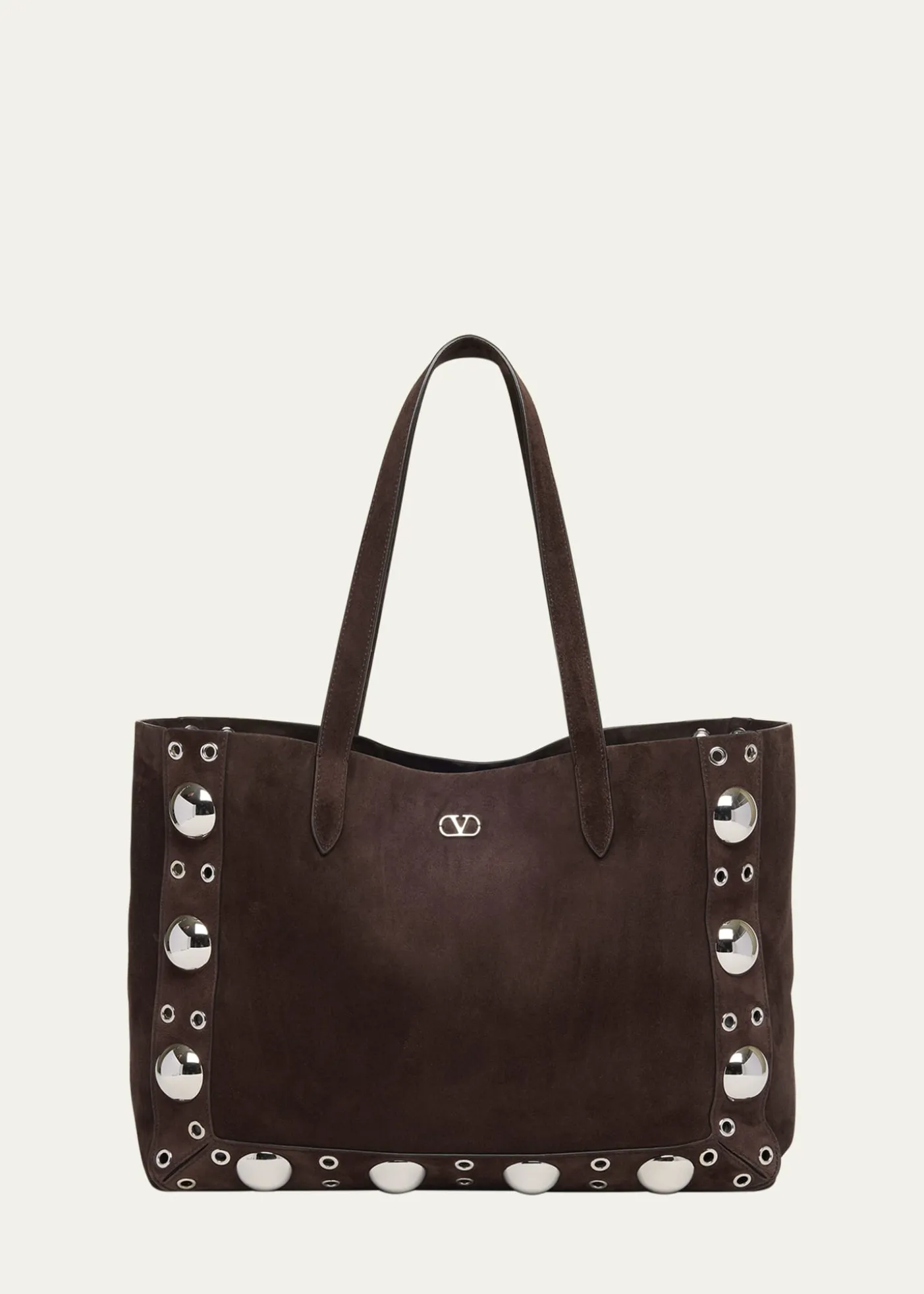 Valentino GaravaniNellcote Studded Suede Tote Bag