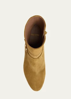Valentino GaravaniPattie Suede Buckle Ankle Boots