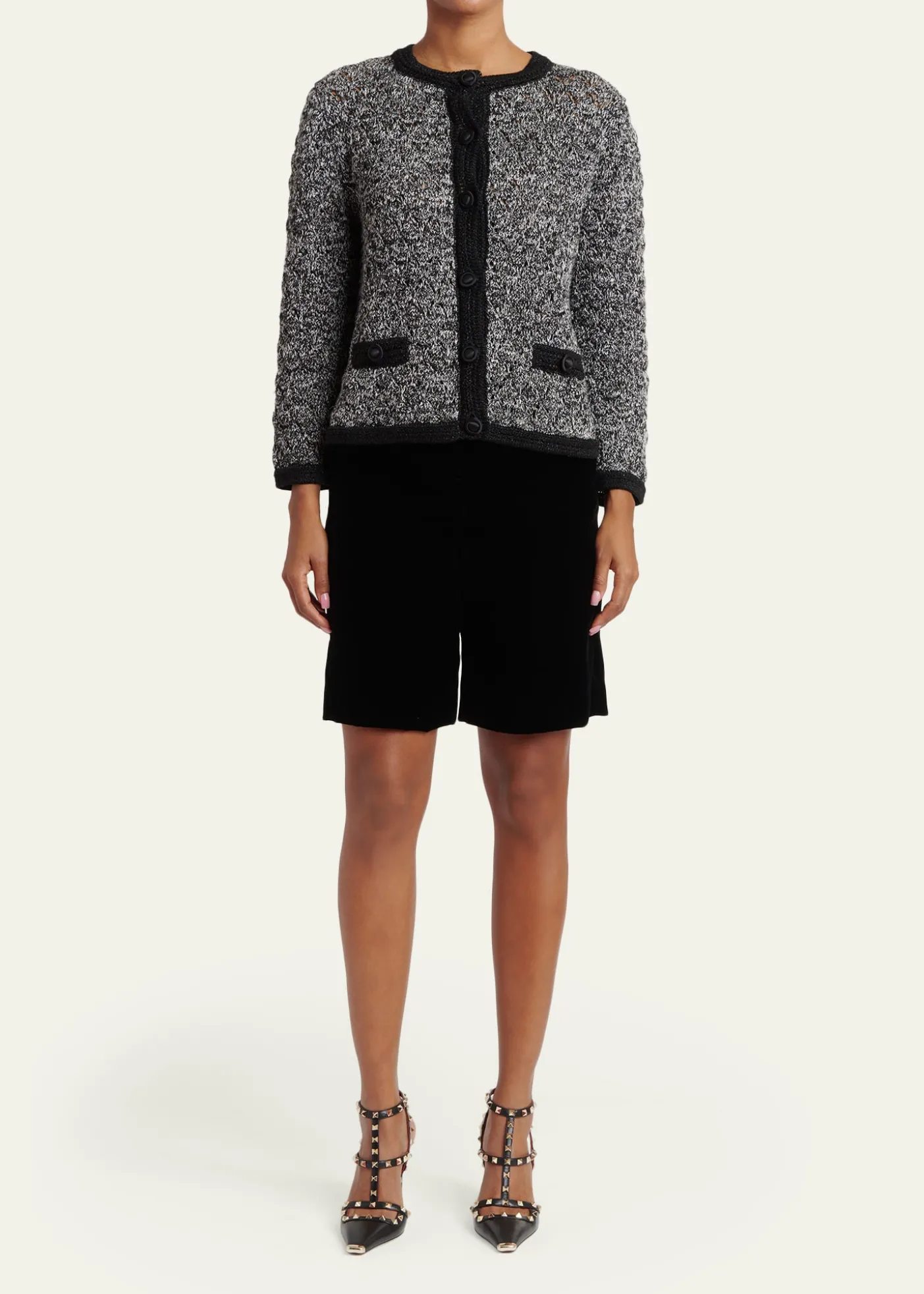 Valentino GaravaniTweed Melange Jacket