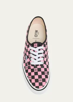 Valentino Garavanix Vans Authentic Checkered VLogo Sneakers