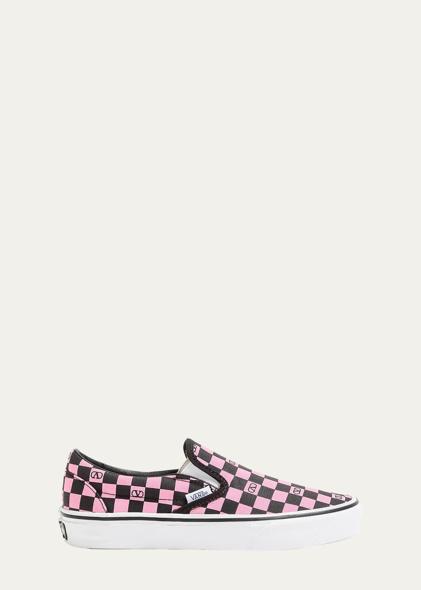 Valentino Garavanix Vans Classic Slip-On Checkerboard Shoes