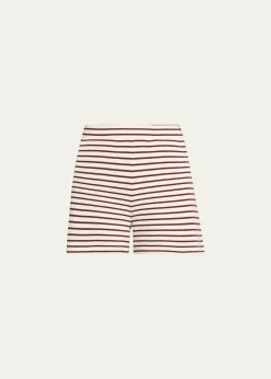 Veronica BeardBrighton Striped Knit Shorts