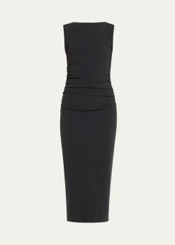 Veronica BeardCharissa High-Neck Midi Dress