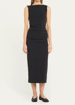 Veronica BeardCharissa High-Neck Midi Dress