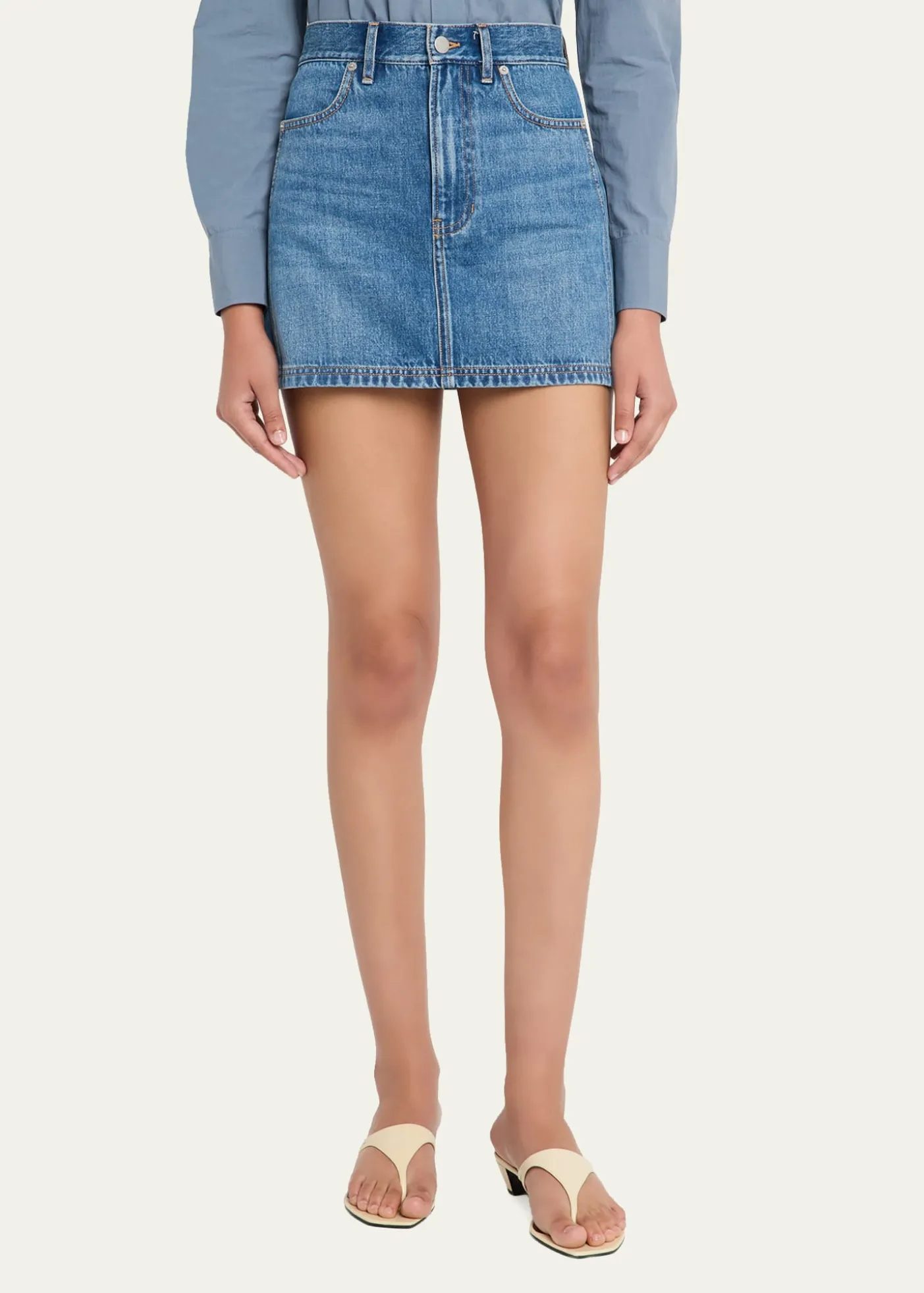 Veronica BeardZora Denim Mini Skirt