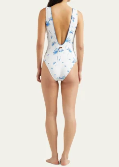 VilebrequinHerbier Shiny Jersey One-Piece Swimsuit