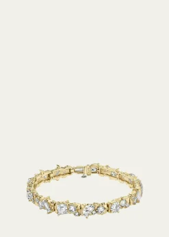 VRAI14K Gold Unity Lab Grown Diamond Bracelet, 12.30tcw
