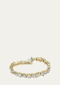 VRAI14K Gold Unity Lab Grown Diamond Bracelet, 12.30tcw