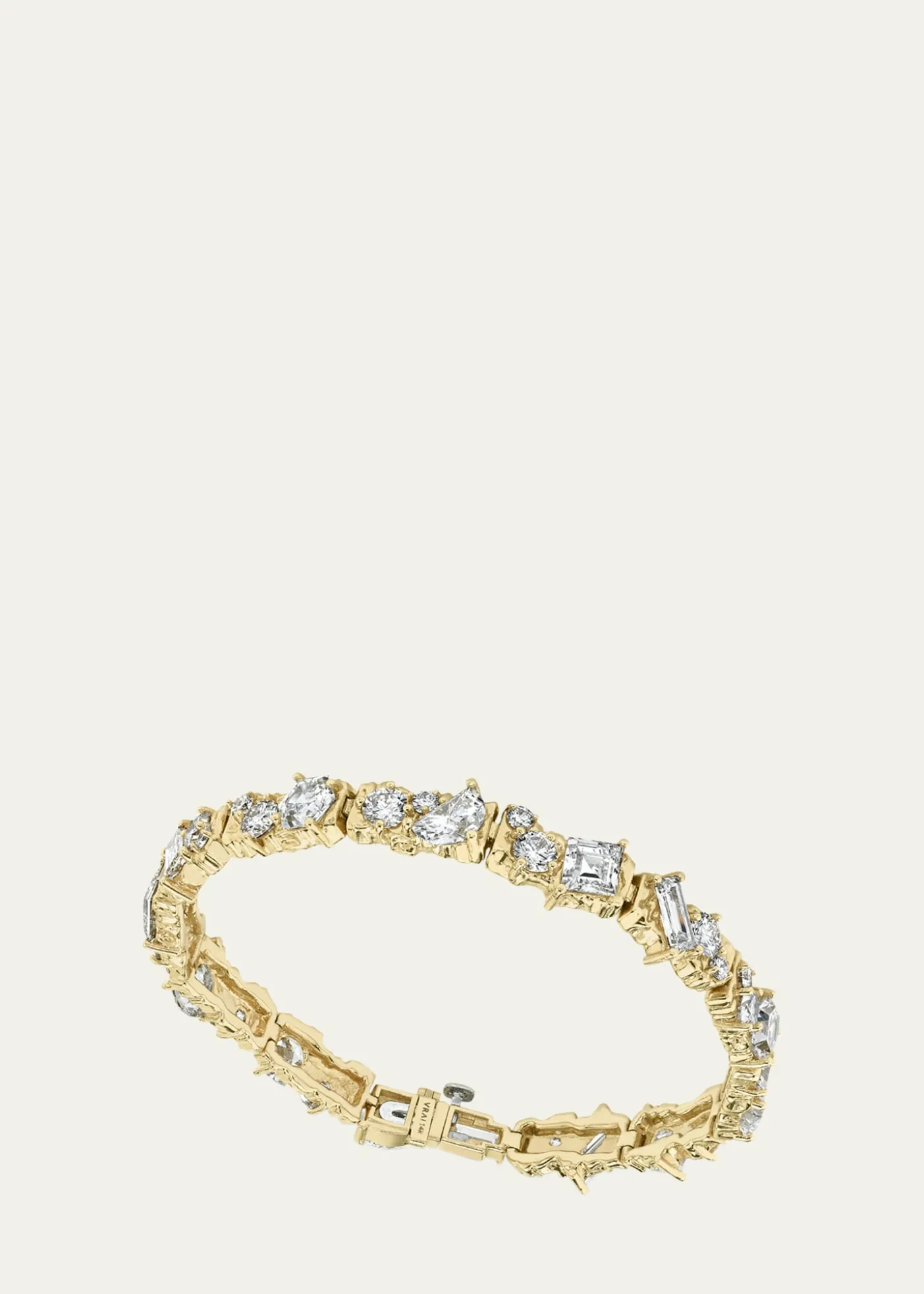 VRAI14K Gold Unity Lab Grown Diamond Bracelet, 12.30tcw