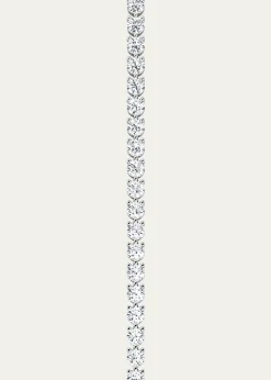 VRAI14K White Gold Round Lab Grown Diamond Tennis Bracelet, 8.50tcw