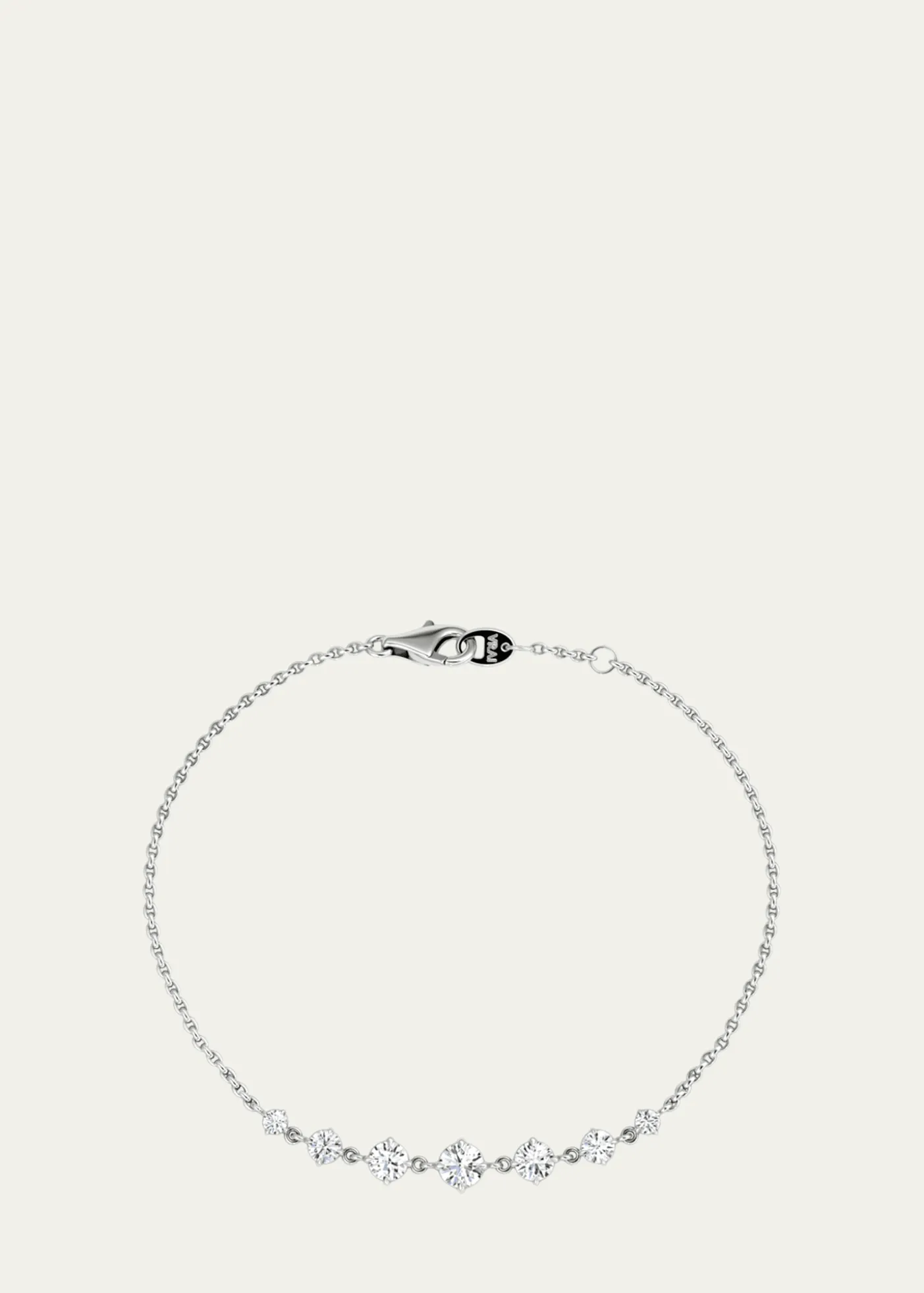 VRAILinked 14K White Gold Lab Grown Diamond Tennis Bracelet, 0.85tcw
