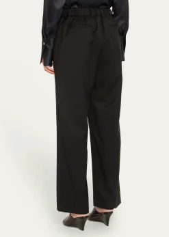 WE-AR4Pleated Boyfriend Pants