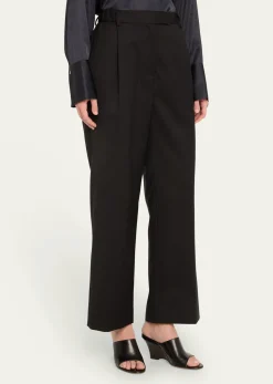 WE-AR4Pleated Boyfriend Pants