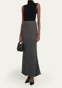 WE-AR4The Ivy 22 Croc-Embossed Nubuck Leather Top-Handle Bag