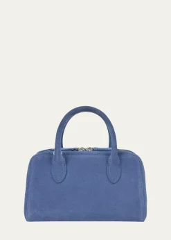 WE-AR4The Ivy 22 Suede Top-Handle Bag