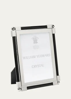 William Yeoward CrystalNew Classic Black Frame, 5 x 7