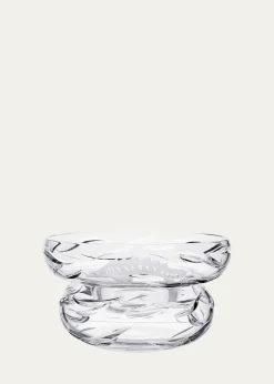 William Yeoward CrystalPersephone Caviar Server w/ Mother-of-Pearl Spoon