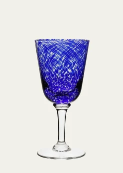 William Yeoward CrystalVanessa Glass Water Goblet, Blue