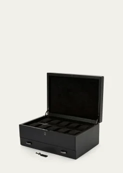 WOLFBritish Racing 10-Piece Watch Box with Storage