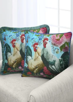 Yana MovchanTwo Brothers Fringe Silk Pillow