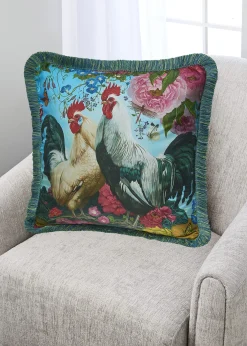 Yana MovchanTwo Brothers Fringe Silk Pillow