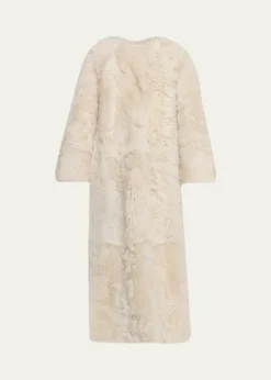 Yves SalomonLong Toscana Lamb Shearling Coat