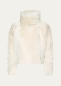 Yves SalomonToscana Lambskin Short Jacket
