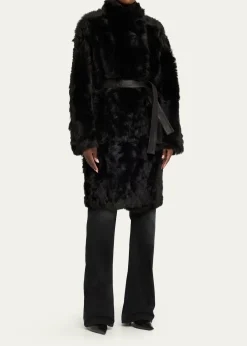 Yves SalomonToscana Shearling Lamb Coat