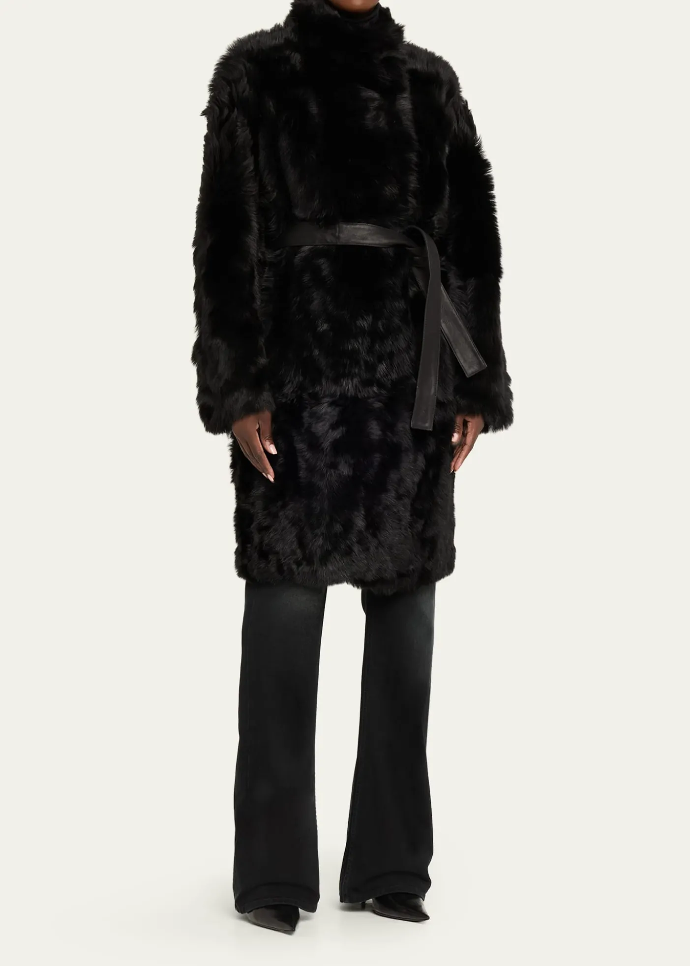 Yves SalomonToscana Shearling Lamb Coat