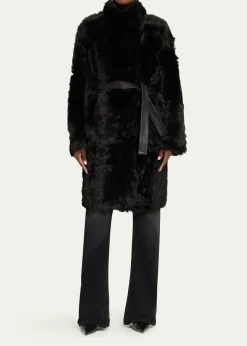 Yves SalomonToscana Shearling Lamb Coat