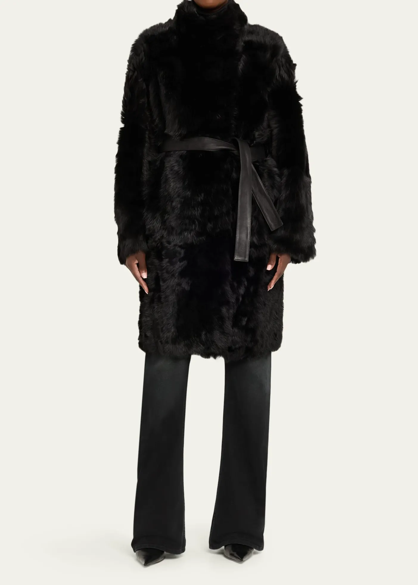 Yves SalomonToscana Shearling Lamb Coat