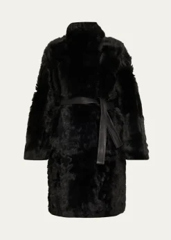 Yves SalomonToscana Shearling Lamb Coat